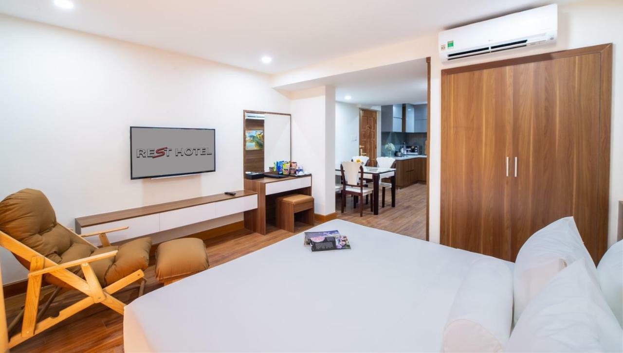 Rest Hotel & Apartment Da Nang Bagian luar foto